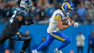 Rams WR Puka Nacua will lean on past lessons in showdown with Bears taken at Rams' Practice Facility (Los Angeles Rams). Photo by Robin Alam - The Sporting Tribune