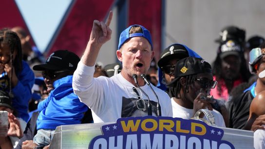 The Rams say "F them picks..." again taken at Rams' practice facility (NFL). Photo by Kirby Lee-Imagn Images