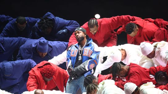 Kendrick Lamar shows he's in control of hip-hop culture taken at Caesars Superdome (NFL)