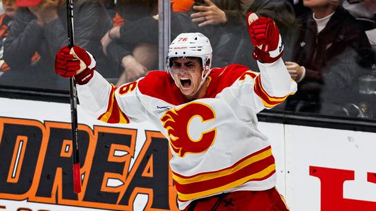 TST Images: Flames defeat Ducks, 4-2, in Anaheim taken at Honda Center (Anaheim Ducks)