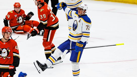 Sabres, Thompson hat trick continue Ducks home woes taken at Honda Center (Anaheim Ducks). Photo by Steven Park - The Sporting Tribune
