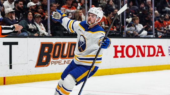 TST Images: Sabres defeat Ducks, 7-6, in Anaheim taken at Honda Center (Anaheim Ducks). Photo by Steven Park - The Sporting Tribune