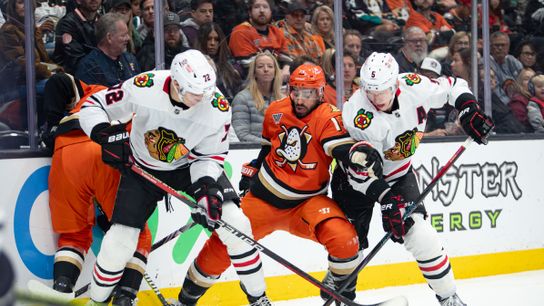 Ducks scorers remain snake-bit in loss to Blackhawks taken at Honda Center (Anaheim Ducks)