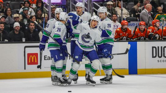 Vancouver Canucks blow right past the Anaheim Ducks Tuesday night taken at Honda Center  (Anaheim Ducks)