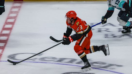 Newly signed Mason McTavish rejoins Ducks camp, eager to get up to speed taken at Honda Center (Anaheim Ducks)