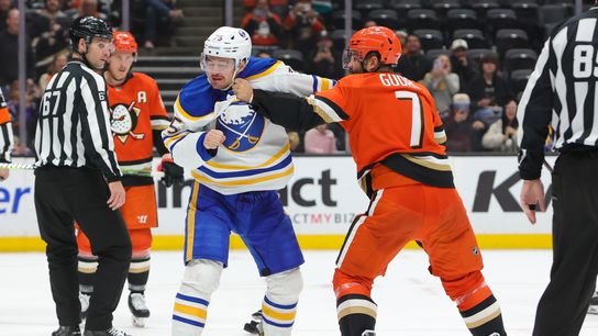 Ducks late offense not enough to knock off surging Sabres taken at KeyBank Center (Anaheim Ducks)
