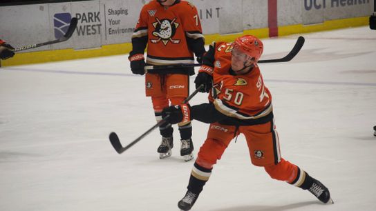 Stian Solberg shines, Konnor Smith drops the gloves, as Sharks frustrate Ducks rookies, 6-3 taken at Great Park Ice (Anaheim Ducks)