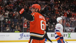 Ducks sign Cutter Gauthier to 6-year deal, avoid training camp drama taken at Honda Center (Anaheim Ducks). Photo by Darwin Walker - The Sporting Tribune