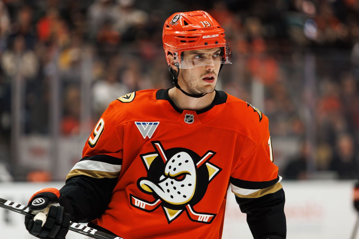 Anaheim Ducks right wing Troy Terry (19) during an NHL hockey game against the Nashville Predators, Tuesday April 7, 2026 in Anaheim, Calif. Anaheim Ducks right wing Troy Terry (19) during an NHL hockey game against the Nashville Predators, Tuesday April 7, 2026 in Anaheim, Calif.