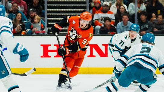 TST Images: Ducks beat the Sharks, 6-1, at Honda Center taken at Honda Center (News). Photo by John Panganiban-The Sporting Tribune