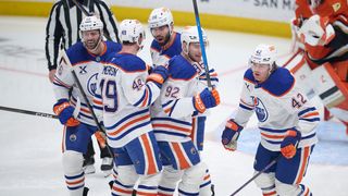 Oilers lose on reviewed OT goal, down 3-1 in series taken at Honda Center (Anaheim Ducks). Photo by Jon Bryan - The Sporting Tribune