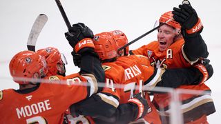 Poehling OT-winner seals Ducks comeback, 3-1 series lead over Oilers taken at Honda Center (Anaheim Ducks). Photo by Jon Bryan - The Sporting Tribune
