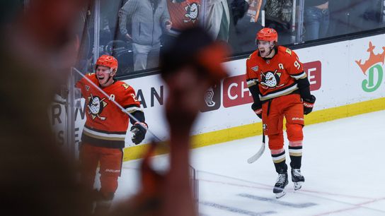 Ducks mop up Oilers in Game 6, win first playoff series since 2017 taken at Honda Center (Anaheim Ducks). Photo by Paige Creason - The Sporting Tribune