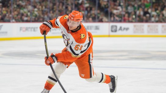 Ducks can’t convert chances in loss to Wild (Anaheim Ducks). Photo by Matt Blewett-Imagn Images