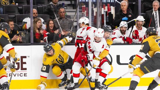 Golden Knights suffer first home loss with 5-2 defeat to Hurricanes taken at T-Mobile Arena (Vegas Golden Knights)
