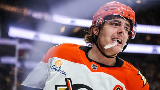 Leo Carlsson, Mikael Granlund join Ducks' Olympic contingent for Sweden, Finland taken at Honda Center (Anaheim Ducks)