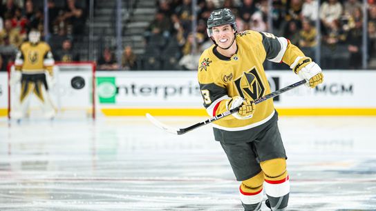 Marner key for Knights vs. Ducks in Round 2 taken At T-Mobile Arena (Vegas Golden Knights). Photo by RJ Forbus - The Sporting Tribune 