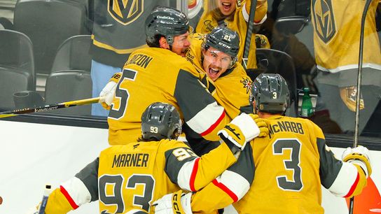 TST Images: Golden Knights defeat the Mammoth, 5-4, in double OT taken at T-Mobile Arena (Vegas Golden Knights). Photo by RJ Forbus - The Sporting Tribune 