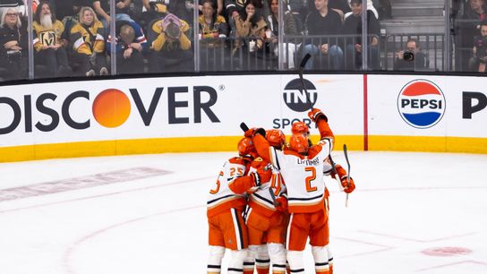 TST Images: Ducks defeat Golden Knights, 3-1, at T-Mobile Arena taken at T-Mobile Arena  (Vegas Golden Knights)
