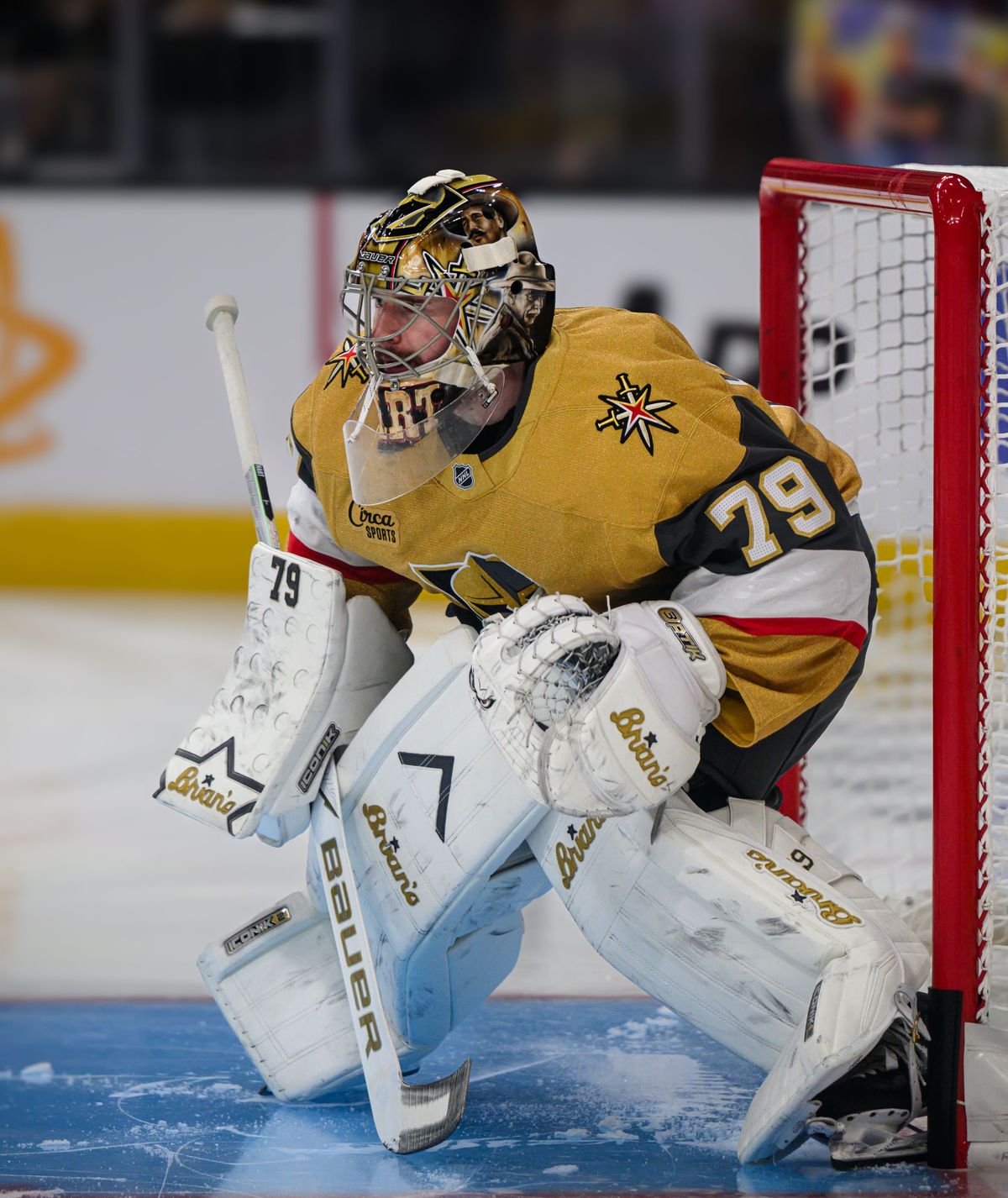 Hart Defesne Holds during game 3 win in Las Vegas. Hart Defesne Holds during game 3 win in Las Vegas.