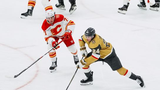 TST Images: Knights defeat Flames, 6-2, at T-Mobile Arena  taken at T-Mobile Arena  (Vegas Golden Knights). Photo by Kalin Sipes - The Sporting Tribune