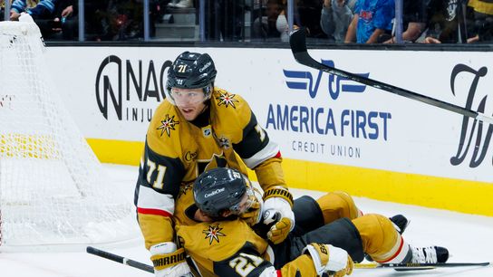 TST Images: Vegas Golden Knights defeat Pittsburgh Penguins, 6-2, at T-Mobile Arena taken at T-Mobile Arena (Vegas Golden Knights). Photo by Paige Kuwata - The Sporting Tribune