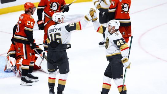 Golden Knights use dad strength over Anaheim, kicks off family road trip with win taken at Honda Center (Vegas Golden Knights)