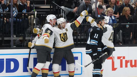 Golden Knights rally to 4-2 victory against Utah taken at Delta Center (Vegas Golden Knights)