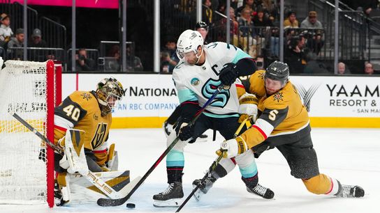Knights follow familiar script in 3-2 loss to Kraken taken At T-Mobile Arena (Vegas Golden Knights)