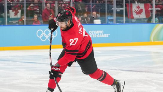 For Golden Knights' Olympians, weirdness gives way to rivalry in gold medal matchup taken In Las Vegas (2026 Olympics). Photo by James Lang-Imagn Images