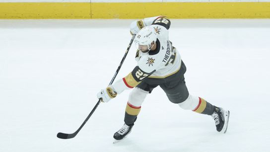 Knights look to get greedy in Game 2 vs. Canes taken at Lenovo Center (Vegas Golden Knights). Photo by Nathan Ray Seebeck-Imagn Images