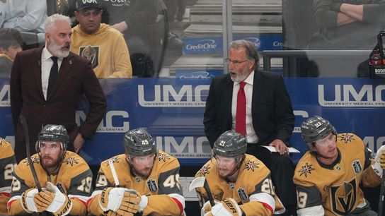 Coming up short won't sit well with Knights' management taken at T-Mobile Arena (Vegas Golden Knights). Photo by Lucas Peltier-Imagn Images