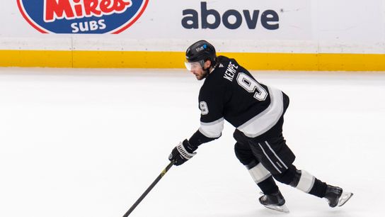 Adrian Kempe signs eight-year extension with Kings taken at Crypto.com Arena (Los Angeles Kings)