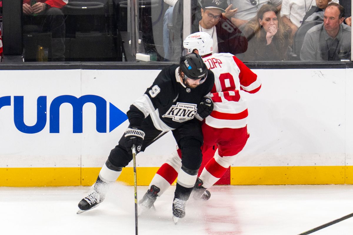 TST Images: Kings lose to Red Wings, 4-3, at Crypto Arena