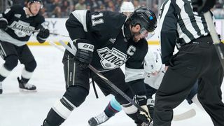 Kings clinch playoff berth for fifth straight season, defeat Kraken 5-3 taken at Climate Pledge Arena (Los Angeles Kings). Photo by Stephen Brashear-Imagn Images