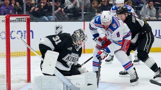 Forsberg's relief efforts lift Kings to home victory over Rangers taken at Crypto.com Arena (Los Angeles Kings)