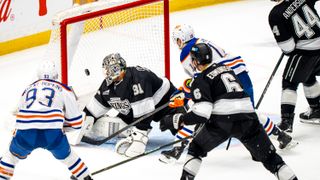 Kings Suffer Blowout Loss to Oilers in Crucial Matchup taken Crypto.com Arena (Hockey). Photo by Jessica Cryderman - The Sporting Tribune