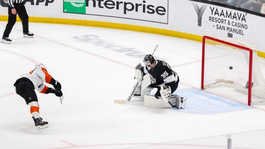 Overtime woes continue as Kings fall to Flyers, 4-3 taken at Crypto.com Arena (NHL). Photo by Jordan Teller - The Sporting Tribune