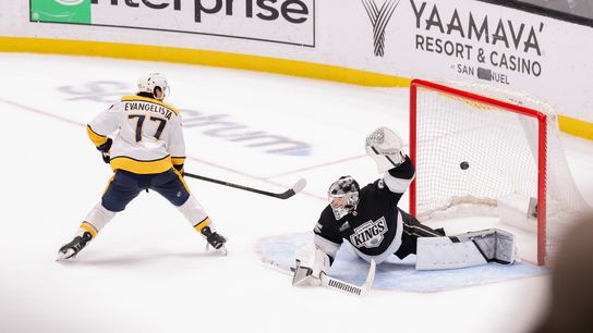TST Images: Predators defeat Kings, 5-4, at Crypto.com Arena taken Crypto.com Arena (Los Angeles Kings). Photo by Jordan Teller - The Sporting Tribune