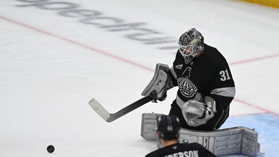 Kings goaltender Anton Forsberg named to NHL’s “Three Stars” of the Week taken in Los Angeles  (Los Angeles Kings). Photo by Edwin So - The Sporting Tribune
