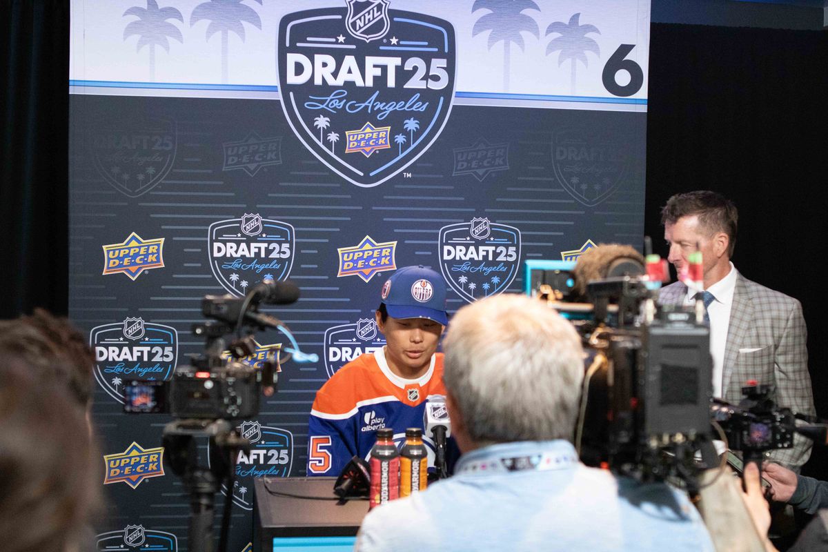 Aidan Park, a LA local, came to the draft with little expectaions, and was drafted second to last in the entire draft, coming to the stage in a hoodie. Aidan Park, a LA local, came to the draft with little expectaions, and was drafted second to last in the entire draft, coming to the stage in a hoodie.