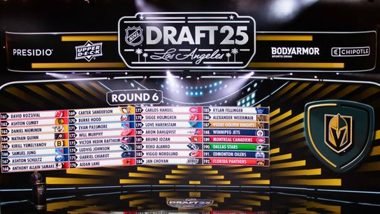 Golden Knights make four selections in 2025 Draft taken at Peacock Theater (Vegas Golden Knights)