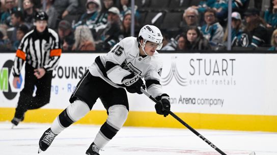 Kings' Turcotte proving worth after injury return taken at Crypto.com Arena (Los Angeles Kings)