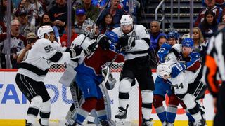 Kings' narrow loss to Avalanche places them in 2-0 series deficit taken at Ball Arena (Los Angeles Kings). Photo by Isaiah J. Downing-Imagn Images
