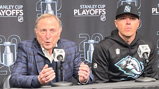 Seeds of Knights-Mammoth rivalry being sown taken At Delta Center (Vegas Golden Knights). Photo by Steve Carp-The Sporting Tribune