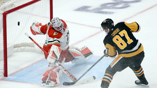 Sidney Crosby's late-game heroics overcome Dostal, Ducks in road trip finale taken at PPG Paints Arena (Anaheim Ducks)