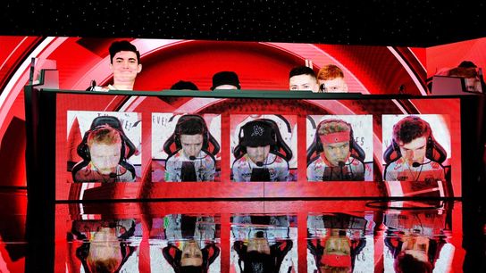 Jul 20, 2019; Miami Beach, FL, USA; 100 Thieves play against Faze Clan during the Call of Duty League Finals e-sports event at Miami Beach Convention Center. Mandatory Credit: Jasen Vinlove-USA TODAY Sports Jul 20, 2019; Miami Beach, FL, USA; 100 Thieves play against Faze Clan during the Call of Duty League Finals e-sports event at Miami Beach Convention Center. Mandatory Credit: Jasen Vinlove-USA TODAY Sports