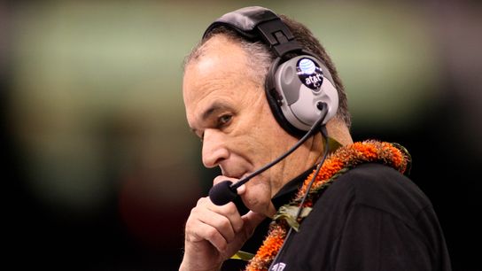Legendary Hawaii football coach June Jones dies at 73 after transforming Rainbow Warriors program taken in Honolulu (Hawaii)