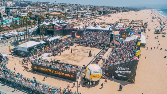 AVP rides wave of growth Into 42nd Manhattan Beach Open taken in Manhattan Beach (Manhattan Beach Open). Photo by AVP