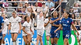 Angel City stuns league-leading San Diego Wave in commanding 2-0 road win taken at Snapdragon Stadium (Angel City FC). Photo by Denis Poroy-Imagn Images